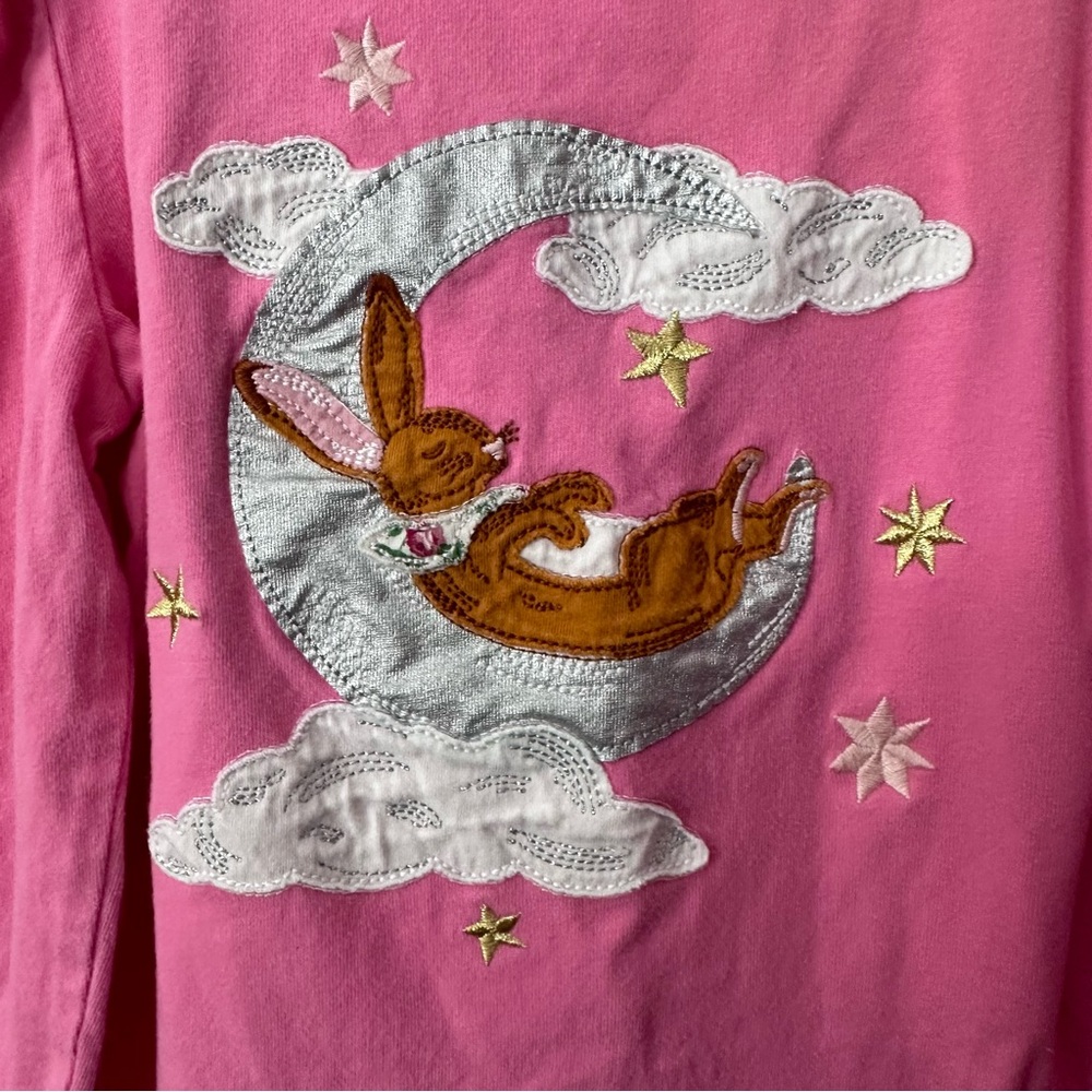 Mini Boden long sleeve size 7-8 pink girls shirt